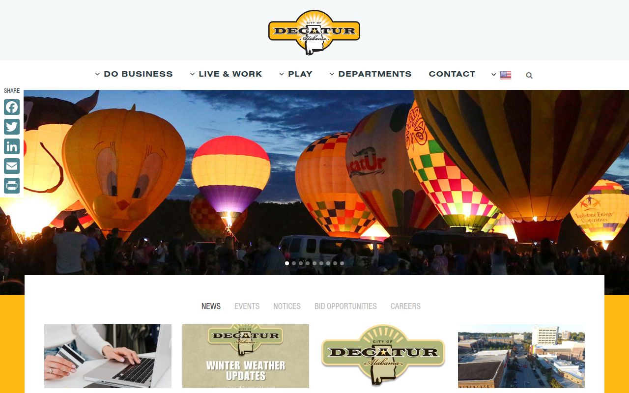 City of Decatur Alabama government website