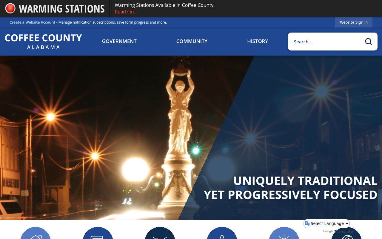 Coffee County Probate Court website for estate documents