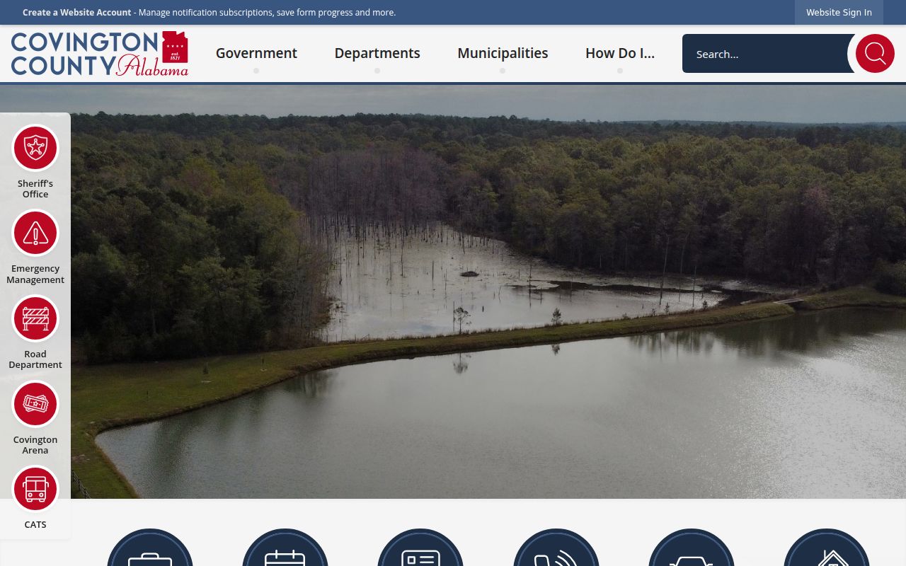 Covington County Probate Court website for estate documents