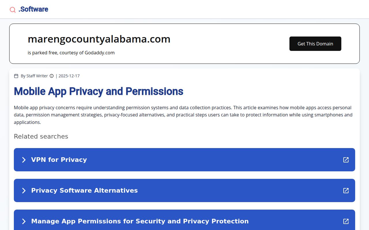 Marengo County Probate Court website for estate documents