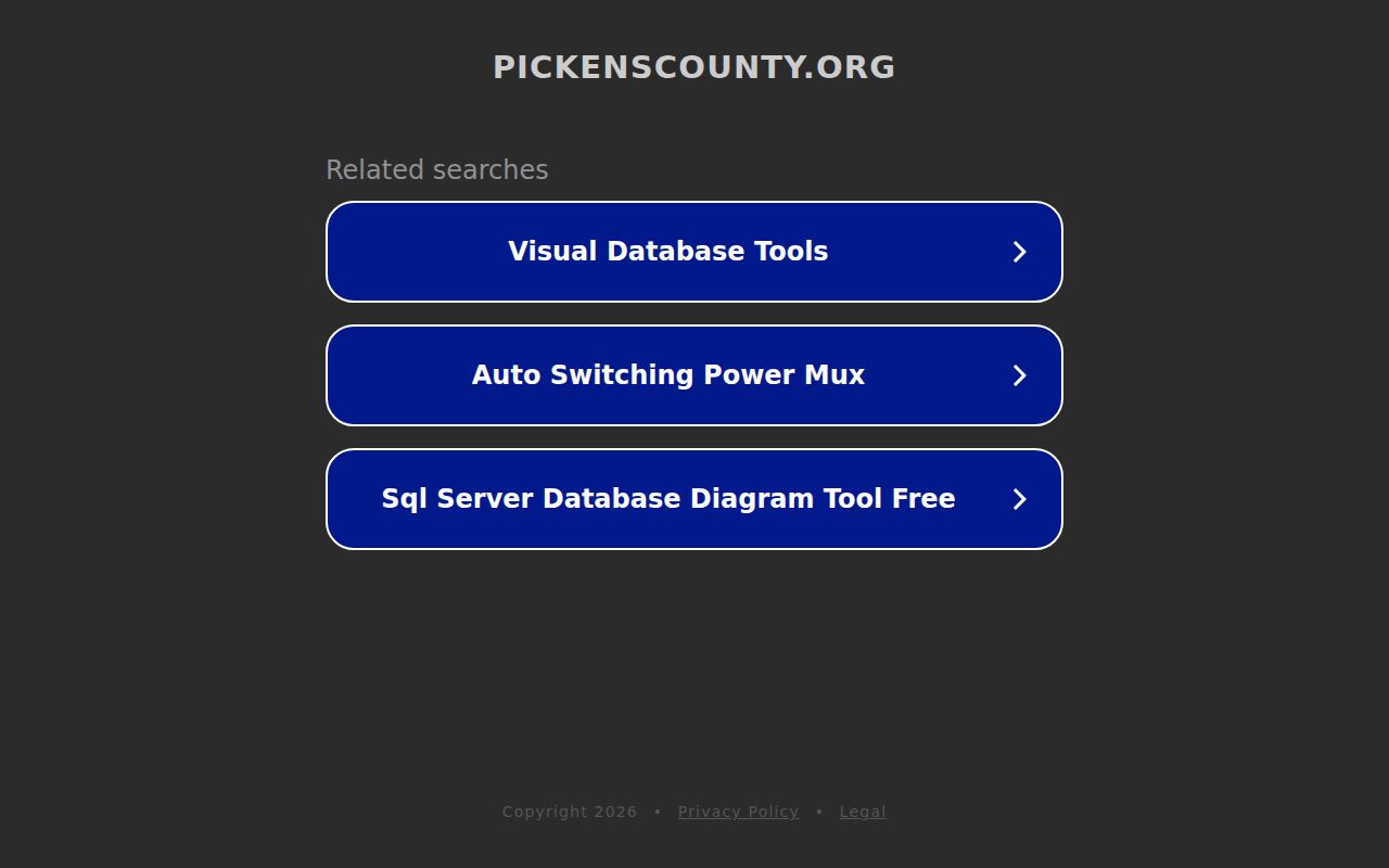 Pickens County Probate Court website for estate documents