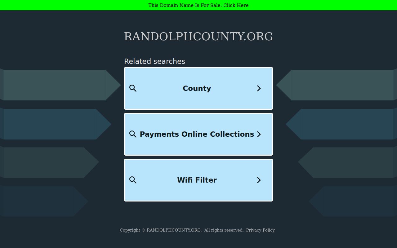 Randolph County Probate Court website for estate documents